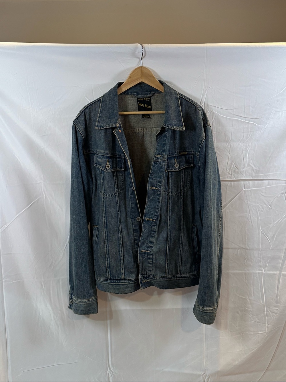 Vintage Lucky Brand Jean Jacket XL